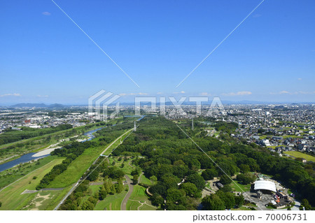 一宮市雙弓138的景色（東部） 70006731
