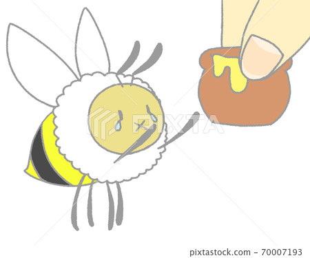 Honey bees harvested for honey (gray) Honey bees harvested for honey (gray) 70007193
