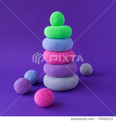 Children's educational game, knitted toys, children's hand motor development. 70008281