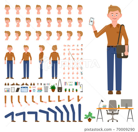 Free: Flat male avatar creator Free Vector 