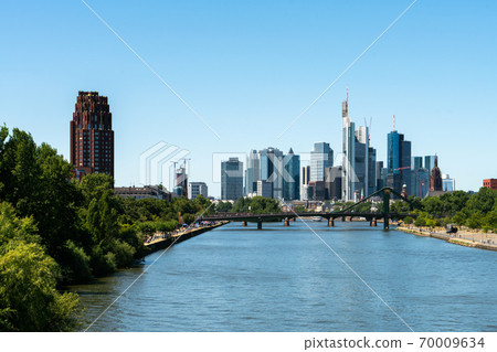 View of Frankfurt am Main skyline, Germany 70009634
