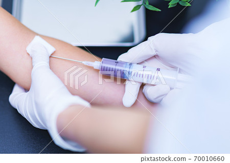 採血，獻血，人體碼頭，過敏測試[醫學圖像] 70010660