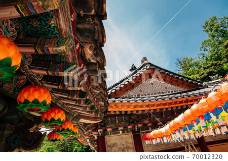 Cheonggye temple in Uiwang, Korea 70012320