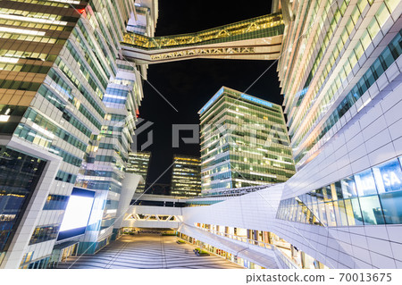 night view of the Nangang Software Park area in Taipei, Taiwan. night view of the Nangang Software Park area in Taipei, Taiwan. 70013675
