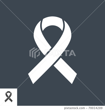Hiv Ribbon Vector Icon 70014289