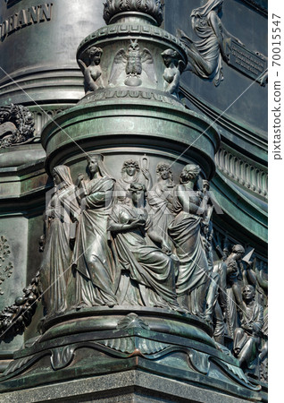 Bas-relief on monument to King Johann in Dresden 70015547