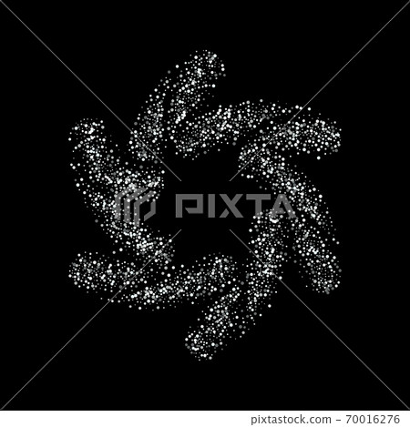 Silver flying stars magic vector, awesome sparkles stardust background design. Holiday lights party decor, silver metallic stars on black vector print. Sparkles confetti glitter circle frame. Silver flying stars magic vector, awesome sparkles stardust background design. Holiday lights party decor, silver metallic stars on black vector print. Sparkles confetti glitter circle frame. 70016276