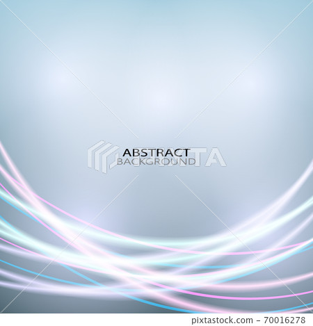 Vector illustration of blue abstract background with blurred magic neon light curved lines eps10 Vector illustration of blue abstract background with blurred magic neon light curved lines eps10 70016278