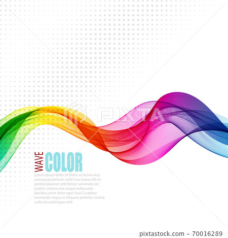 Abstract colorful background with wave, vector illustration Abstract colorful background with wave, vector illustration 70016289