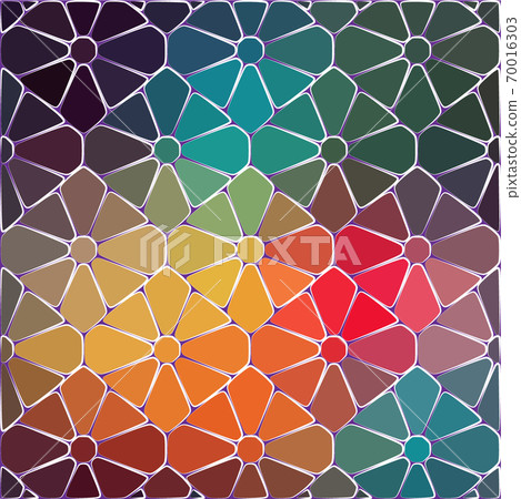 Abstract vector background of colored stones. element design 70016303