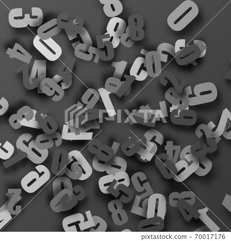 Abstract design modern numbers background. Vector illustration eps10 70017176