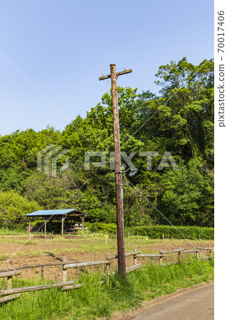 Rural scenery remaining in Maioka Furusato Park, Yokohama City, Kanagawa Prefecture (before rice planting) 70017406