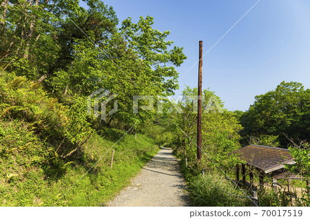 Rural scenery remaining in Maioka Furusato Park, Yokohama City, Kanagawa Prefecture (before rice planting) 70017519