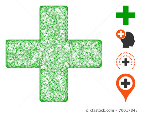 Plus Web Vector Mesh Illustration - Stock Illustration [70017845] - PIXTA