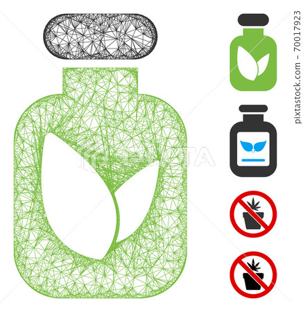 Natural Drugs Web Vector Mesh Illustration Natural Drugs Web Vector Mesh Illustration 70017923