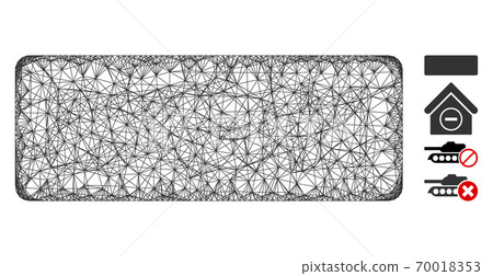 Minus Web Vector Mesh Illustration 70018353