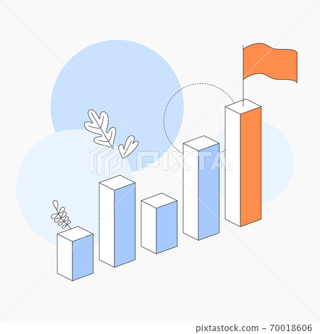 Business Vector Illustration-Growth 70018606