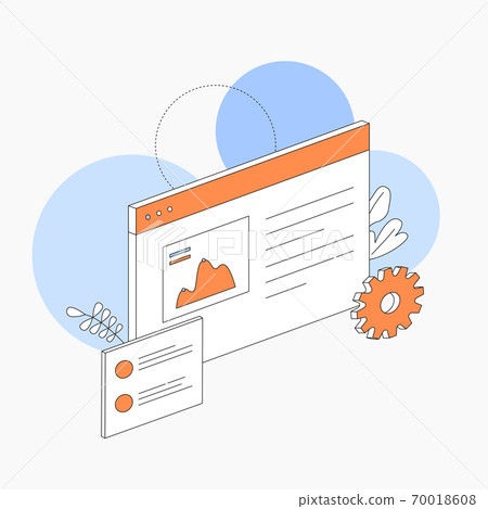 Business Vector Illustration-Programming 70018608