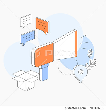 Business Vector Illustrations-Customer Service 70018616