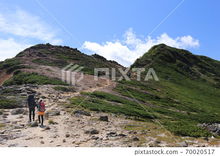 初秋從八嶽山脈垂直跑道上看內石山的景色 初秋從八嶽山脈垂直跑道上看內石山的景色 70020517