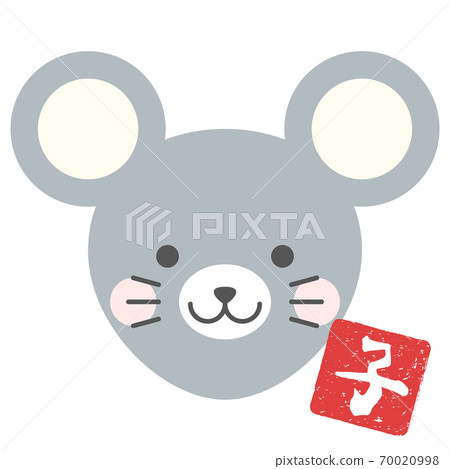 Zodiac illustration mouse mouse rat face icon Zodiac illustration mouse mouse rat face icon 70020998