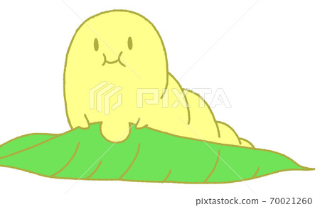 毛毛蟲吃樹葉（黃色） 70021260