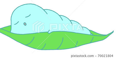 Sleeping caterpillar (light blue) Sleeping caterpillar (light blue) 70021804