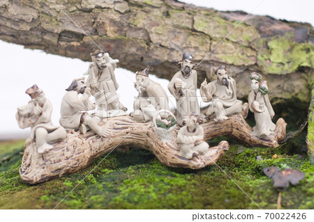 a Bonsai and Penjing landscape with miniature. 70022426