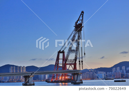 8 Aug 2020 Cross Bay Link , Bridge was Under Construction. 70022649