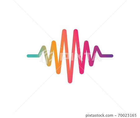 sound wave ilustration sound wave ilustration 70023165