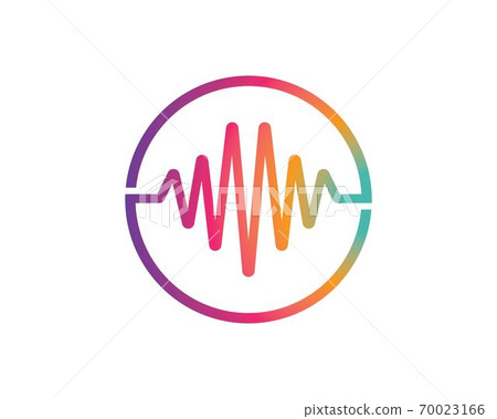 sound wave ilustration 70023166