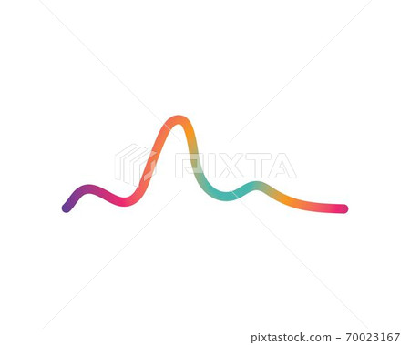 sound wave ilustration sound wave ilustration 70023167