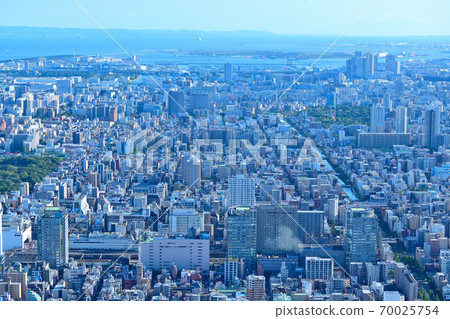 東京晴空塔的城市景觀 東京晴空塔的城市景觀 70025754