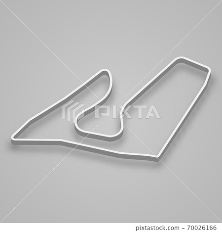 Spielberg Circuit for motorsport and autosport. Template for your design 70026166