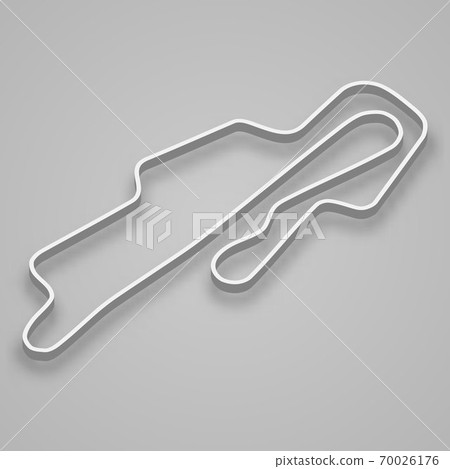 Mugello Circuit for motorsport and autosport. Template for your design 70026176