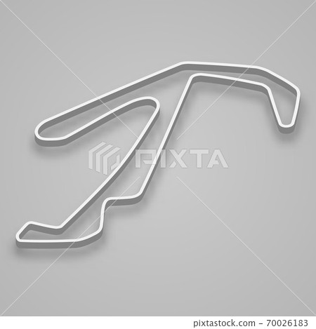 Misano Circuit for motorsport and autosport. Template for your design 70026183