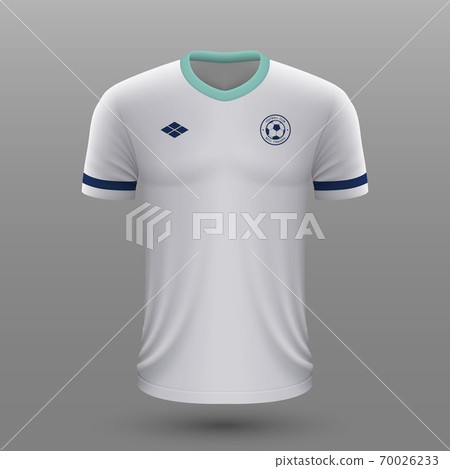Realistic soccer shirt , Northern Ireland away jersey template f 70026233