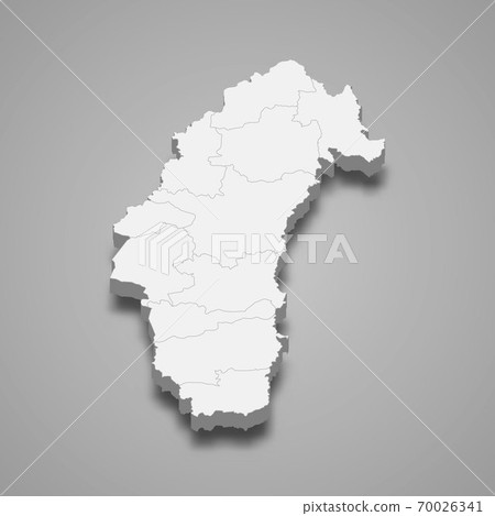 3d map of Phetchabun is a province of Thailand 3d map of Phetchabun is a province of Thailand 70026341