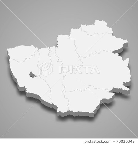 3d map of Phayao is a province of Thailand 3d map of Phayao is a province of Thailand 70026342