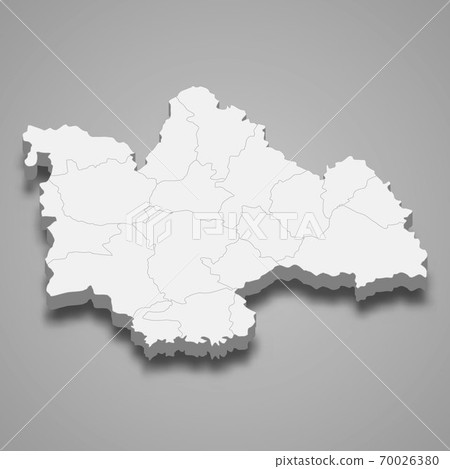 3d map of Kalasin is a province of Thailand 3d map of Kalasin is a province of Thailand 70026380