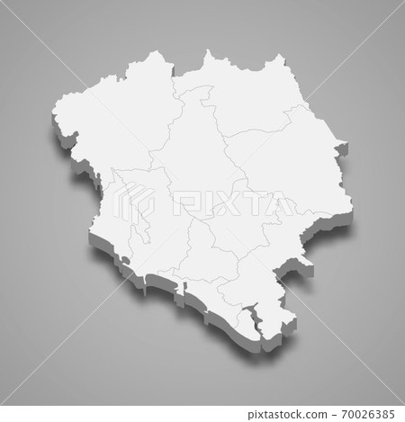 3d map of Chanthaburi is a province of Thailand 3d map of Chanthaburi is a province of Thailand 70026385
