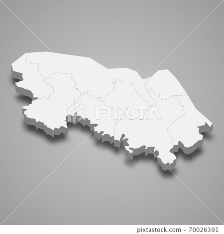 3d map of Bueng Kan is a province of Thailand 3d map of Bueng Kan is a province of Thailand 70026391