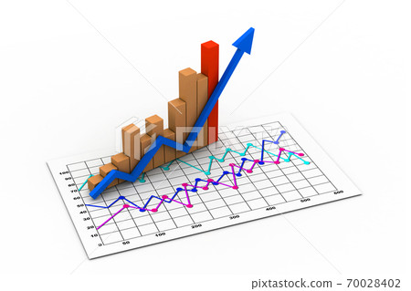 Business graph 3d Business graph 3d 70028402