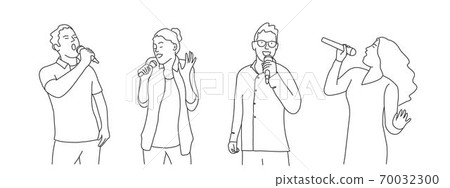 People singing. 70032300