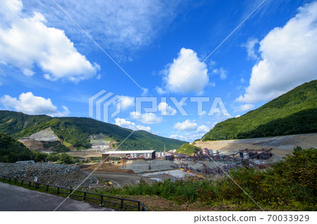 September 2020 Dam construction site Akita Prefecture September 2020 Dam construction site Akita Prefecture 70033929