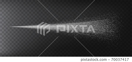 Spray paint or water of atomizer. Vector illustration 70037417