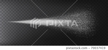 Spray paint or water of atomizer. Vector illustration 70037419