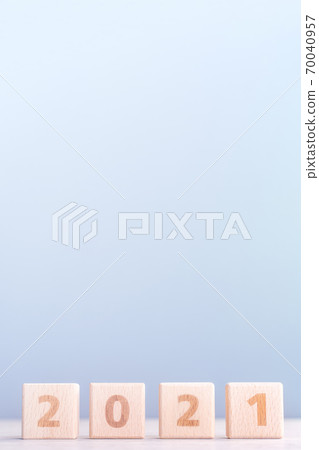2020 new year future goal challenge block future goal plan ハッピーニューイヤー 70040957