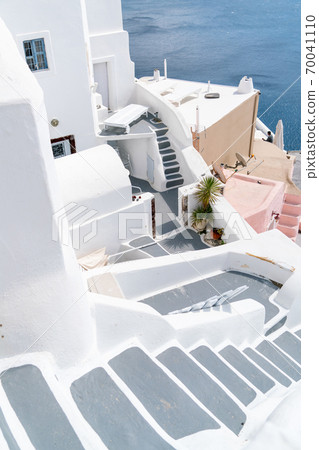 Oia village architecture on the Greek island of Santorini Oia village architecture on the Greek island of Santorini 70041110