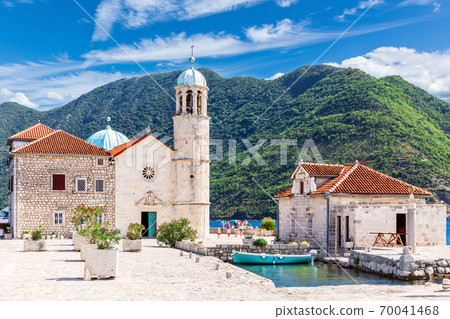 Church of Our Lady of the Rocks near Perast, Kotor Bay, Montenegro 70041468